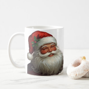 Klassischer Weihnachtsmann-Becher Kaffeetasse