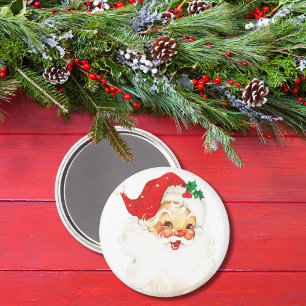 Klassischer Weihnachtsmann im Vintage-Stil der 195 Magnet