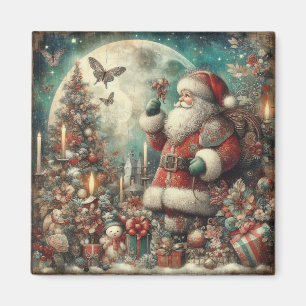 Klassischer Weihnachtsmann-Magnet Magnet