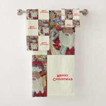 Klassischer Weihnachtsmann Weiß, der doppelt hinsc