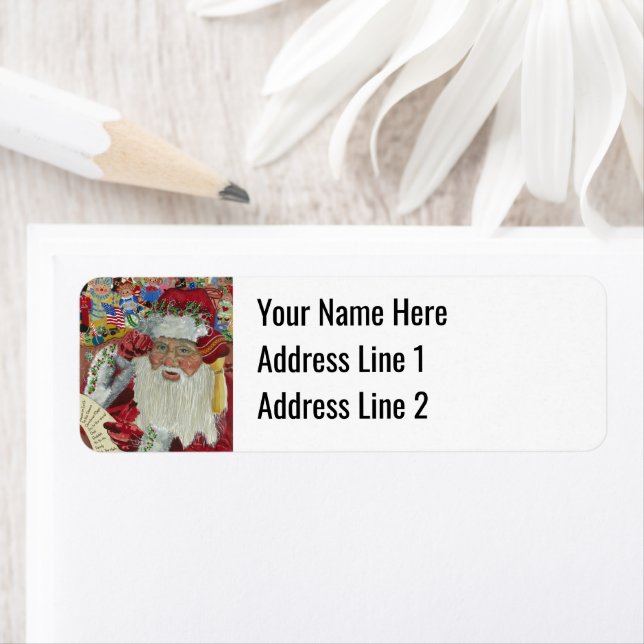 Klassischer Weihnachtsmann — zweimal überprüfen (Insitu)