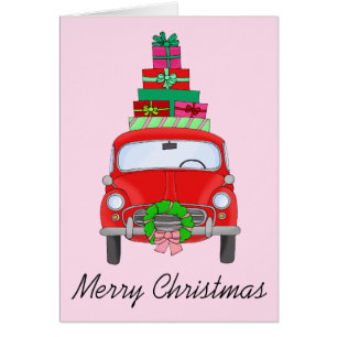 Klassischer Weihnachtswagen