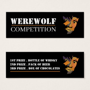 Klassischer Werwolf, Halloween-Wettbewerbstickets