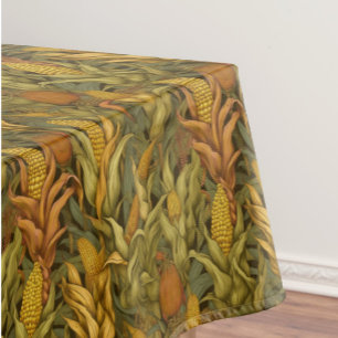 Klassischer William Morris Herbstmais Tischdecke