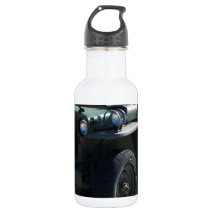 Klassischer Willys Jeep. Trinkflasche