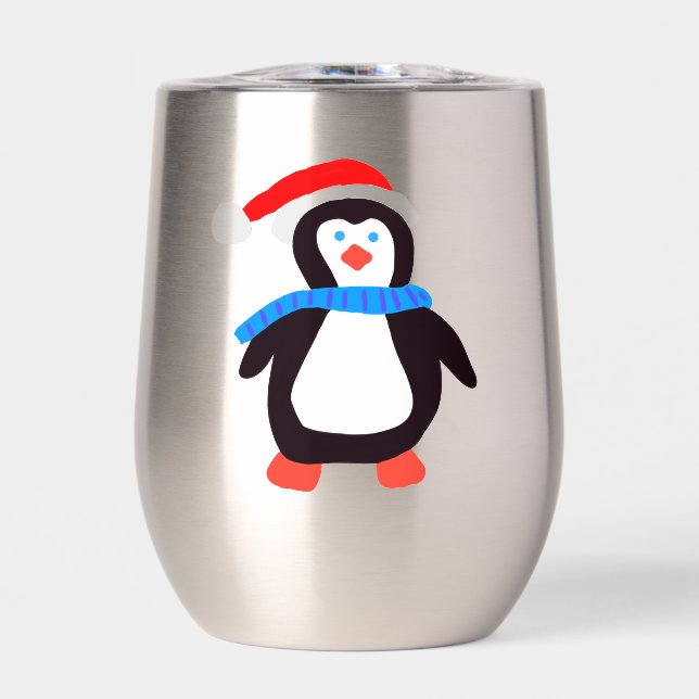 Klassischer Winterpinguin (Vorderseite)