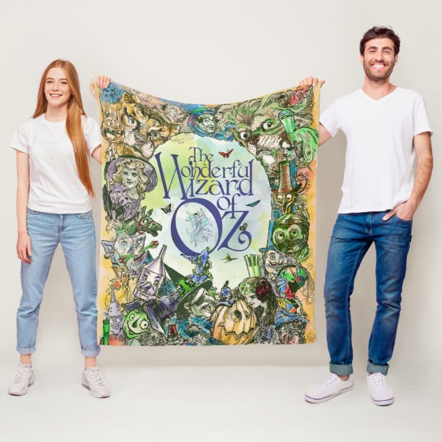 KLASSISCHER WIZARD VON OZ FLEECE BLANKET (Beispiel)