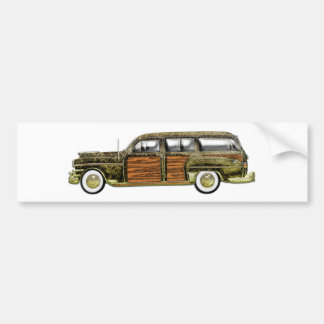 Klassischer Woody-Kombiwagen Autoaufkleber
