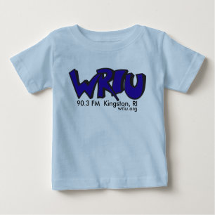 Klassischer WRIU Logo-Baby-T - Shirt (blau)
