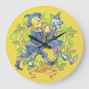 Klassischer Zauberer der Oz Kid's Wall Clock Große Wanduhr