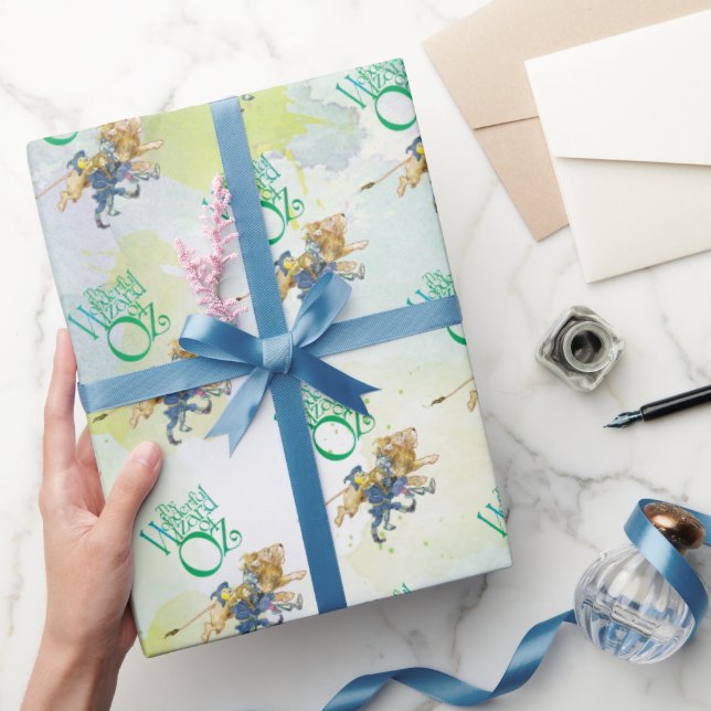 Klassischer Zauberer für Oz Geburtstagsverpackungs Geschenkpapier (Schenken)