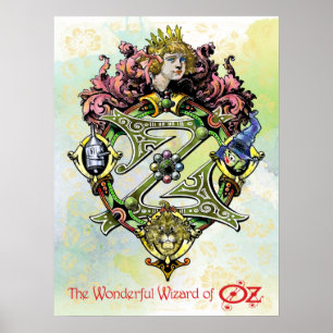 Klassischer Zauberer für Oz Royalty Poster