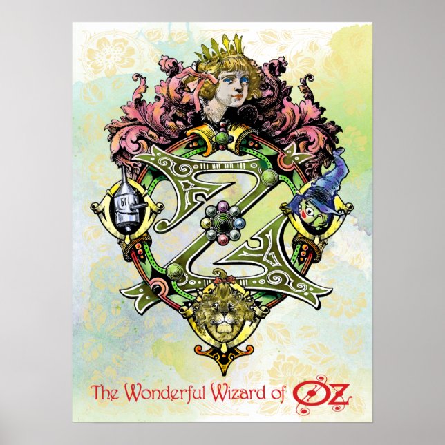 Klassischer Zauberer für Oz Royalty Poster (Vorne)