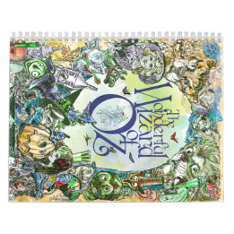 KLASSISCHER ZAUBERER VON OZ HORIZONTAL - Beliebige Kalender