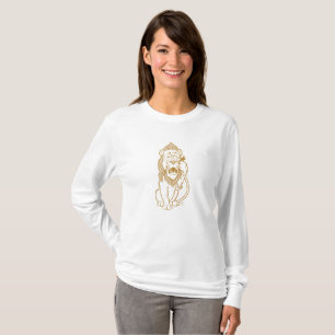 Klassischer Zauberer von Oz - Trauriges Feiges Löw T-Shirt