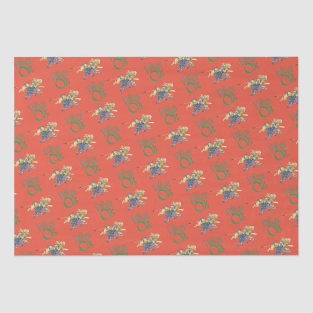 Klassischer Zauberer von Oz Weihnachten Seidenpapier (Vorderseite)