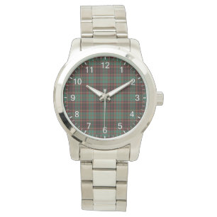 Klassischer Zeitloser Clan Buchan Altes Tartan Kar Armbanduhr