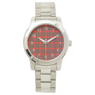 Klassischer Zeitloser Clan Butter Tartan Kariertes Armbanduhr