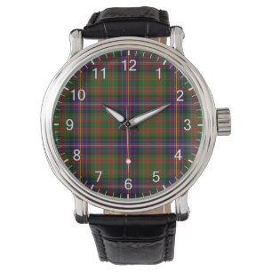 Klassischer Zeitloser Clan Cochrane Tartan Kariert Armbanduhr