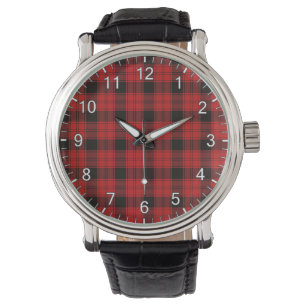 Klassischer Zeitloser Clan Ewing Tartan Kariertes  Armbanduhr