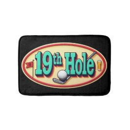 Klassisches 19. Loch Golf Bad Spaß Badematte