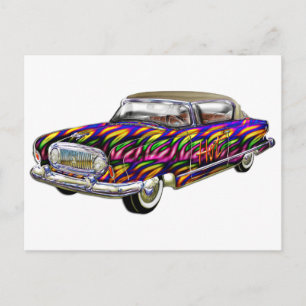 Klassisches 2-Türer-Hartwagen Postkarte