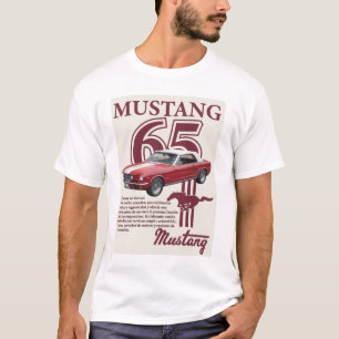 Klassisches '65 Mustang Cabrio Grafik T-Shirt
