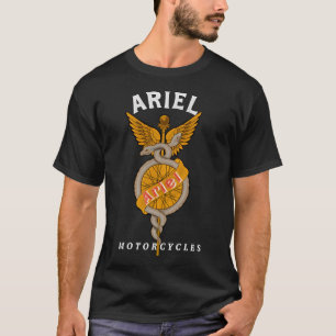 Klassisches altes Ariel-Motorrad-Logo von MotorMan T-Shirt