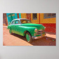 Klassisches amerikanisches Auto in Havanna, kubani