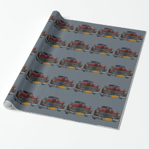 Klassisches amerikanisches Auto in Kuba Geschenkpa Geschenkpapier