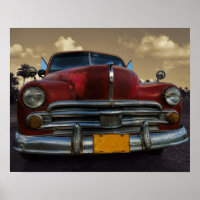Klassisches amerikanisches Auto in Vinales, Kuba