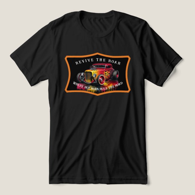 Klassisches amerikanisches Frisierte Auto 1954 Tri-Blend Shirt (Design Vorderseite)