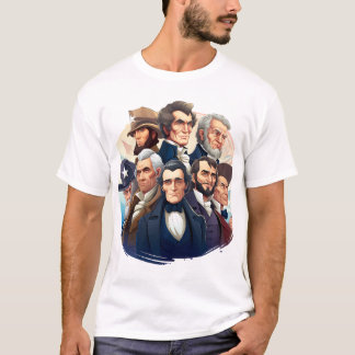 Klassisches Amerikanisches Präsidenten-Portrait-Gr T-Shirt