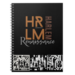 Klassisches, anspruchsvolles Harlem Renaissance Pl Notizblock