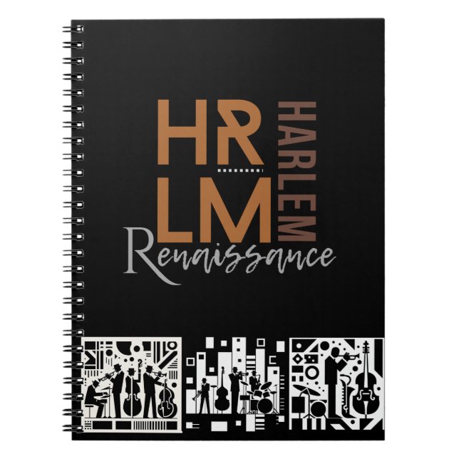Klassisches, anspruchsvolles Harlem Renaissance Pl Notizblock (Vorderseite)
