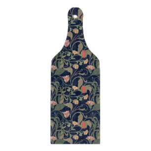 Klassisches antikes blaues Jugendstil-Muster Schneidebrett