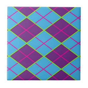 Klassisches Argyle-Muster Fliese