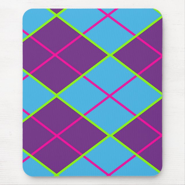 Klassisches Argyle-Muster Mousepad (Vorne)