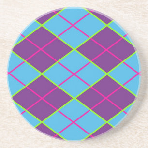 Klassisches Argyle-Muster Untersetzer
