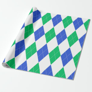 Klassisches Argyll-Muster - Golfparty  Geschenkpapier