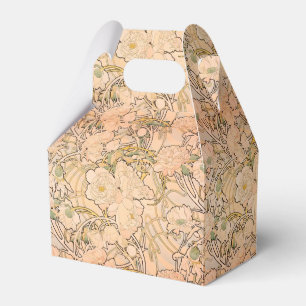 Klassisches Art Nouveau Pfingstrosen-Gartenmuster  Geschenkschachtel