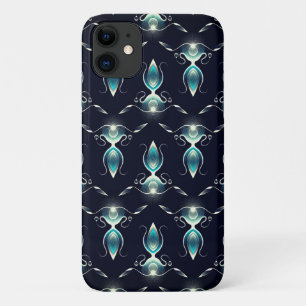 Klassisches Aussehen von blauen Edelsteinen mit le Case-Mate iPhone Hülle