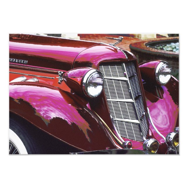 Klassisches Auto: Auburn Fotodruck (Vorne)