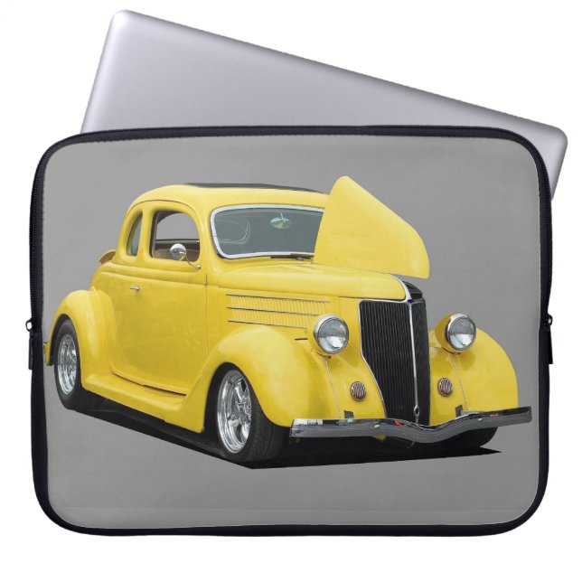Klassisches Auto-Auto Laptopschutzhülle (Vorderseite)