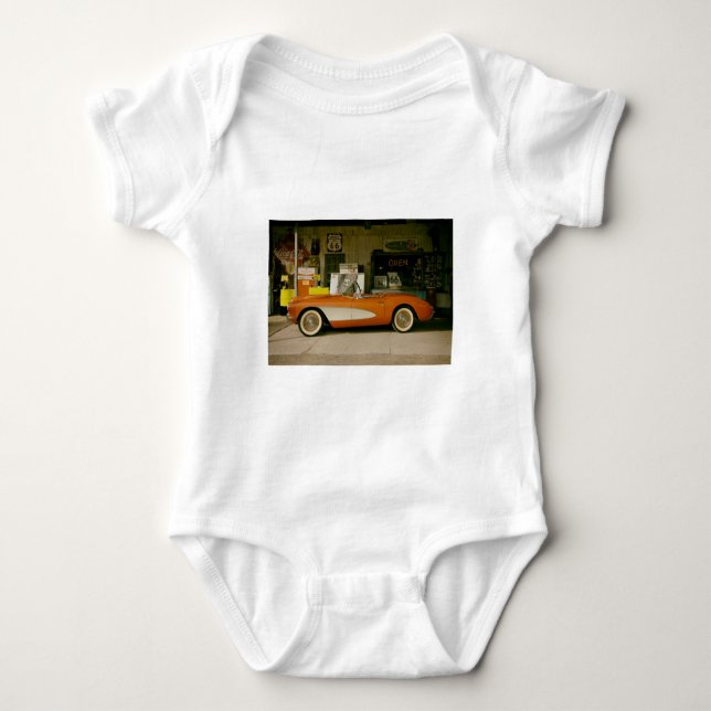 Klassisches Auto Baby Strampler (Vorderseite)
