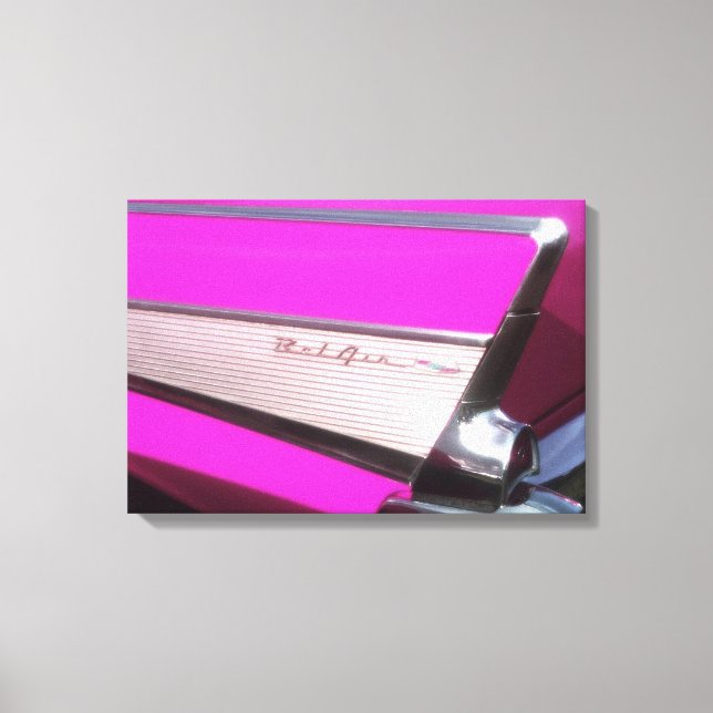 Klassisches Auto: Chevrolet Bel Air Leinwanddruck (Vorderseite)