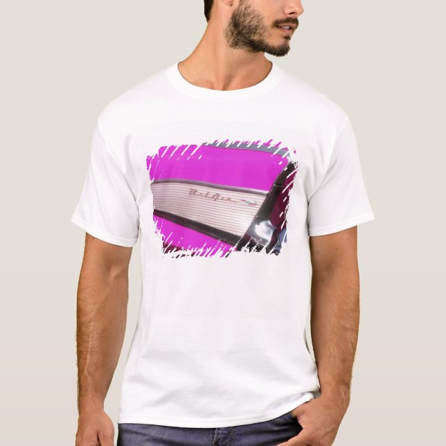 Klassisches Auto: Chevrolet-Bel Air T-Shirt (Vorderseite)