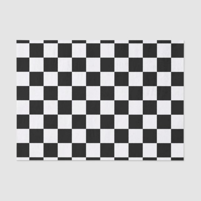 Klassisches Auto, das karierte karierte Checkered Seidenpapier (Vorderseite)