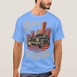 Klassisches Auto-Geburtstagsbild für Papa, Vaterta T-Shirt