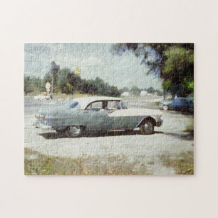 Klassisches Auto in der oberen Malerei von Michiga Puzzle